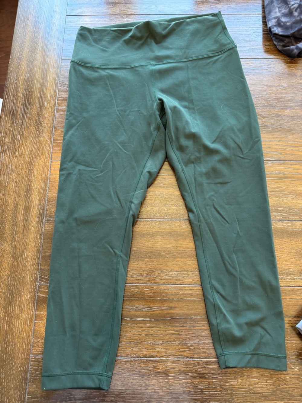 lululemon athletica Forest Green High-Waist Leggings- Wunder Train Crop 23”